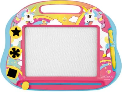 LEXIBOOK Einhorn - Magnetische Zeichentafel Bunt 3 LEXIBOOK Einhorn - Magnetische Zeichentafel Bunt