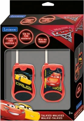 LEXIBOOK Disney Cars 3 Walkie Talkie, 100m 5 LEXIBOOK Disney Cars 3 Walkie Talkie, 100m – Bild 3