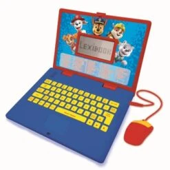 LEXIBOOK Lernlaptop PAW Patrol - 124 Aktivitäten (zweisprachig Deutsch / Englisch)