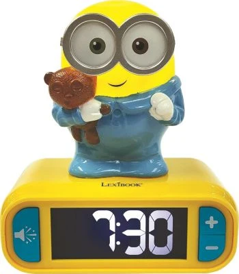 LEXIBOOK Digitaler Wecker Mit Nachtlicht Minions 3 LEXIBOOK Digitaler Wecker Mit Nachtlicht Minions