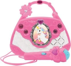 LEXIBOOK Einhorn Karaoke Tasche Mit Mikrofon Und Stimmwandler