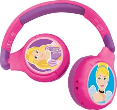 LEXIBOOK Disney Prinzessin Komfortable Kabelose Bluetooth Kopfhörer Für Kinder 3 LEXIBOOK Disney Prinzessin Komfortable Kabelose Bluetooth Kopfhörer Für Kinder