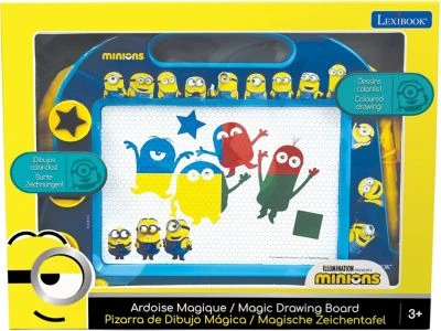 LEXIBOOK Minions Magische Zeichentafel Mehrfarbig 5 LEXIBOOK Minions Magische Zeichentafel Mehrfarbig – Bild 3