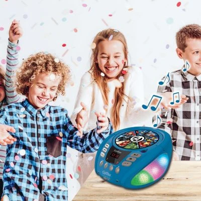 LEXIBOOK Marvel Avengers - Bluetooth-CD-Player Für Kinder - Tragbar, Lichteffek 4 LEXIBOOK Marvel Avengers - Bluetooth-CD-Player Für Kinder - Tragbar, Lichteffek – Bild 2
