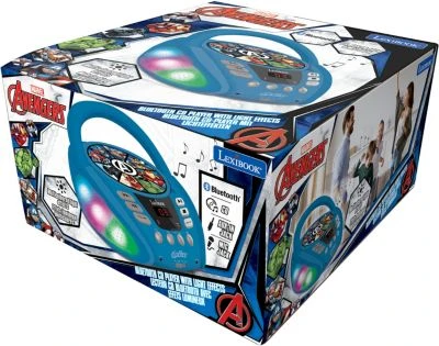 LEXIBOOK Marvel Avengers - Bluetooth-CD-Player Für Kinder - Tragbar, Lichteffek 5 LEXIBOOK Marvel Avengers - Bluetooth-CD-Player Für Kinder - Tragbar, Lichteffek – Bild 3