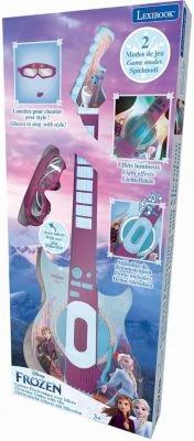 LEXIBOOK Disney Frozen Die Eiskönigin Elsa Anna Elektronische Gitarre Mit Licht 5 LEXIBOOK Disney Frozen Die Eiskönigin Elsa Anna Elektronische Gitarre Mit Licht – Bild 3