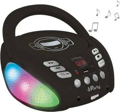 LEXIBOOK Bluetooth-CD-Player Für Kinder, Tragbar, Lichteffekte, Mikrofonbuch 3 LEXIBOOK Bluetooth-CD-Player Für Kinder, Tragbar, Lichteffekte, Mikrofonbuch