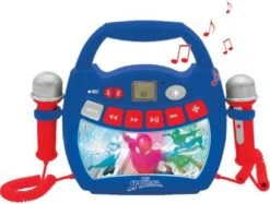 LEXIBOOK Tragbarer Karaoke-Player Für Kinder Spiderman,