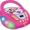 LEXIBOOK Minnie - Bluetooth-CD-Player Für Kinder - Tragbar, Lichteffekte, Mikro -Lexibook 21728230 01