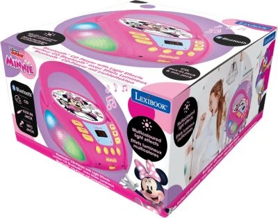 LEXIBOOK Minnie - Bluetooth-CD-Player Für Kinder - Tragbar, Lichteffekte, Mikro 5 LEXIBOOK Minnie - Bluetooth-CD-Player Für Kinder - Tragbar, Lichteffekte, Mikro – Bild 3