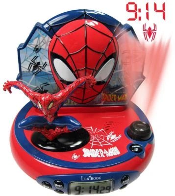LEXIBOOK Spider-Man Radiowecker Mit Projektion Und Nachtlicht 3 LEXIBOOK Spider-Man Radiowecker Mit Projektion Und Nachtlicht