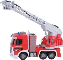LEXIBOOK Crosslander® Pro RC Fire Truck - Ferngesteuertes Feuerwehrauto, Lichteffekte, Wassersprühen [01:24]