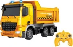 LEXIBOOK Crosslander® Pro RC Dump Truck - Ferngesteuerter Kipplaster, Lichteffekte, Kipper [01:24]