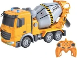 LEXIBOOK Crosslander® Pro RC Cement Mixer - Ferngesteuerter LKW-Kreisel, Lichteffekte, 360° Drehbarer Tank [01:24]