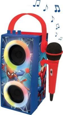 LEXIBOOK Spiderman - Tragbarer Bluetooth-Lichtlautsprecher Mit Mikrofon 3 LEXIBOOK Spiderman - Tragbarer Bluetooth-Lichtlautsprecher Mit Mikrofon