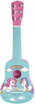 LEXIBOOK Meine Erste Gitarre Aus Holz Einhorn
