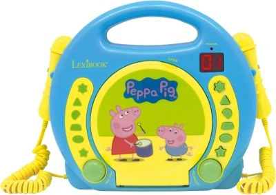 LEXIBOOK Peppa Pig Kinder CD-Player Mit 2 Mikrofonen 3 LEXIBOOK Peppa Pig Kinder CD-Player Mit 2 Mikrofonen