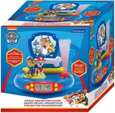 LEXIBOOK Paw Patrol Wecker Mit Projektion Und Nachtlicht 5 LEXIBOOK Paw Patrol Wecker Mit Projektion Und Nachtlicht – Bild 3