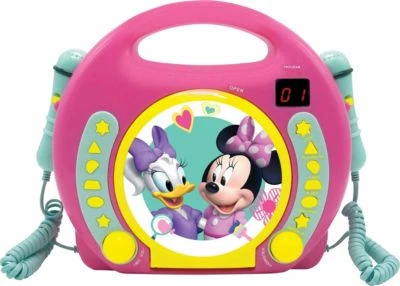 LEXIBOOK Minnie Kinder CD-Player Mit 2 Mikrofonen 3 LEXIBOOK Minnie Kinder CD-Player Mit 2 Mikrofonen