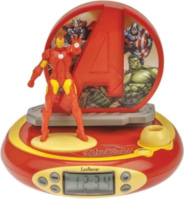 LEXIBOOK The Avengers Iron Man Radiowecker Mit Projektion 5 LEXIBOOK The Avengers Iron Man Radiowecker Mit Projektion – Bild 3