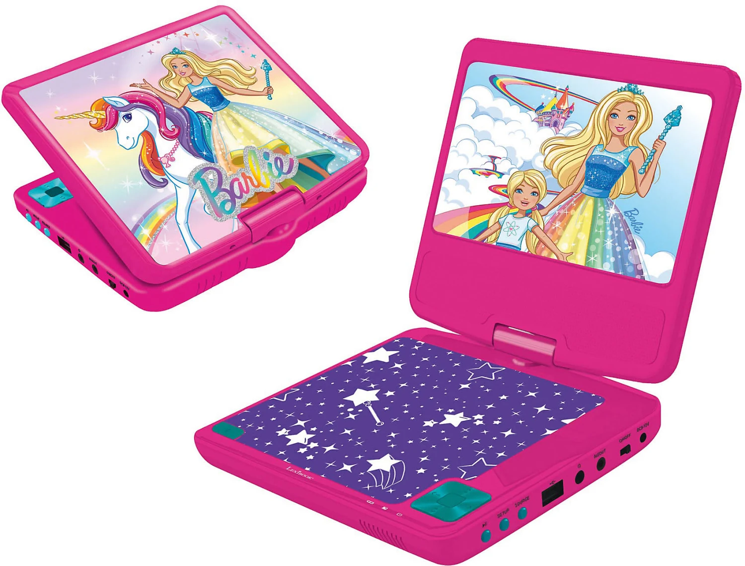 LEXIBOOK Barbie - Tragbarer DVD-Player 3 LEXIBOOK Barbie - Tragbarer DVD-Player
