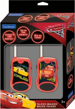 LEXIBOOK Disney Cars 3 Walkie Talkie, 100m -Lexibook lexibook disney cars 3 walkie talkie 100m 2