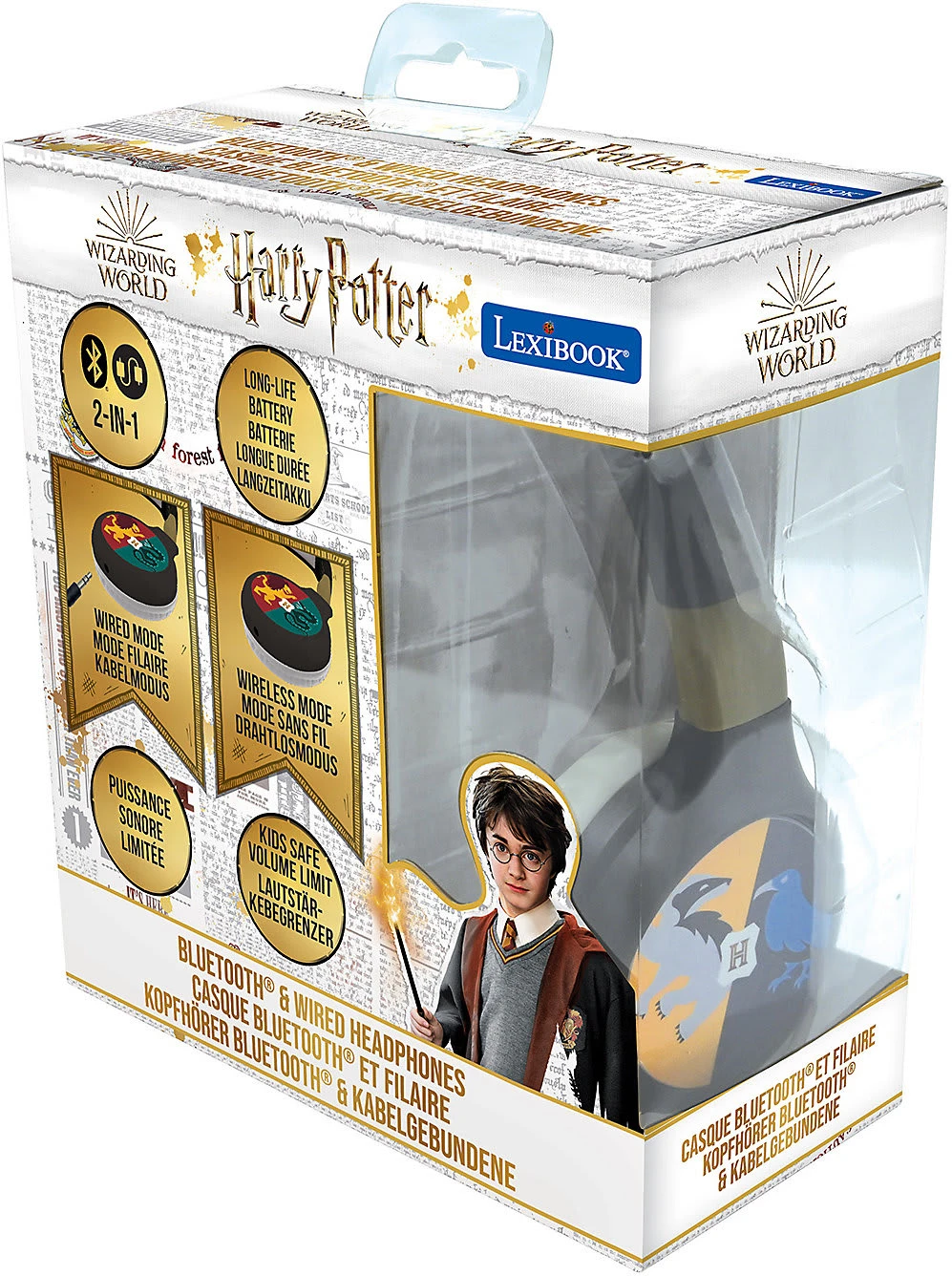 LEXIBOOK Harry Potter Kabellose Bluetooth Kopfhörer Für Kinder 5 LEXIBOOK Harry Potter Kabellose Bluetooth Kopfhörer Für Kinder – Bild 3