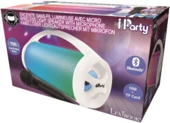 LEXIBOOK Iparty Bluetooth Lautsprecher Flashboom 5 Mit Mikrofon -Lexibook lexibook iparty bluetooth lautsprecher flashboom 5 mit mikrofon 2
