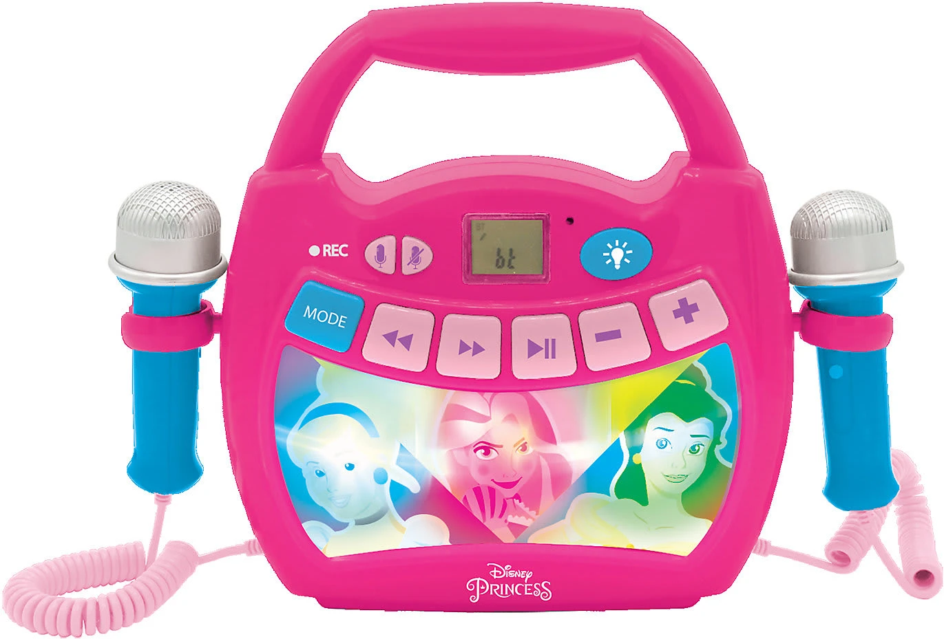 LEXIBOOK Tragbarer Karaoke-Player Für Kinder Disney Princess, 3 LEXIBOOK Tragbarer Karaoke-Player Für Kinder Disney Princess,